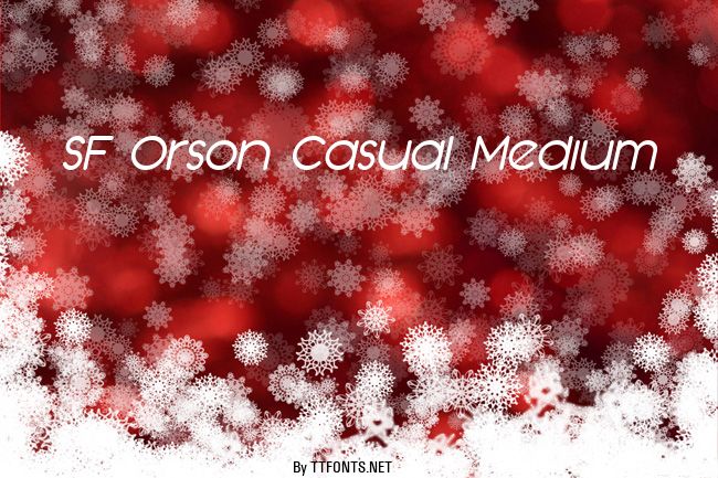 SF Orson Casual Medium example