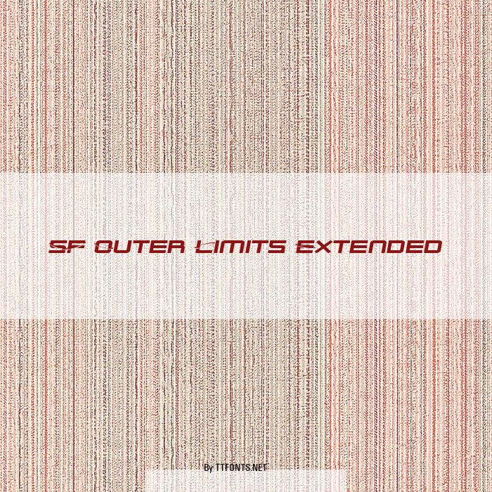 SF Outer Limits Extended example