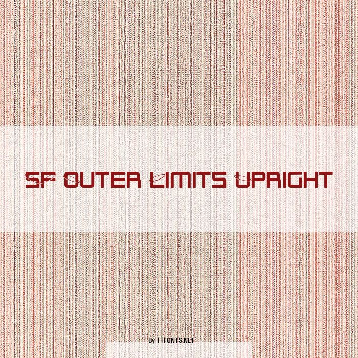 SF Outer Limits Upright example