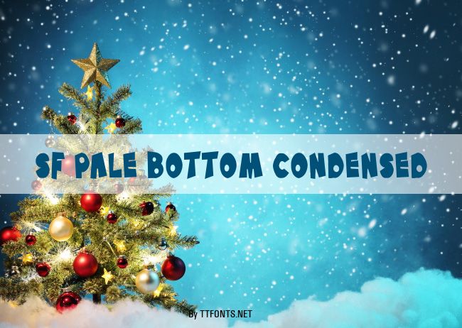 SF Pale Bottom Condensed example