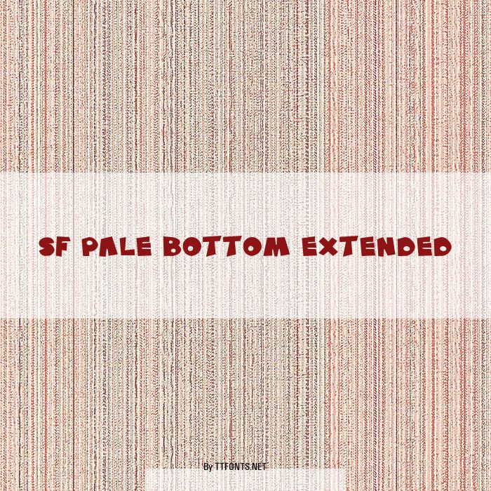SF Pale Bottom Extended example