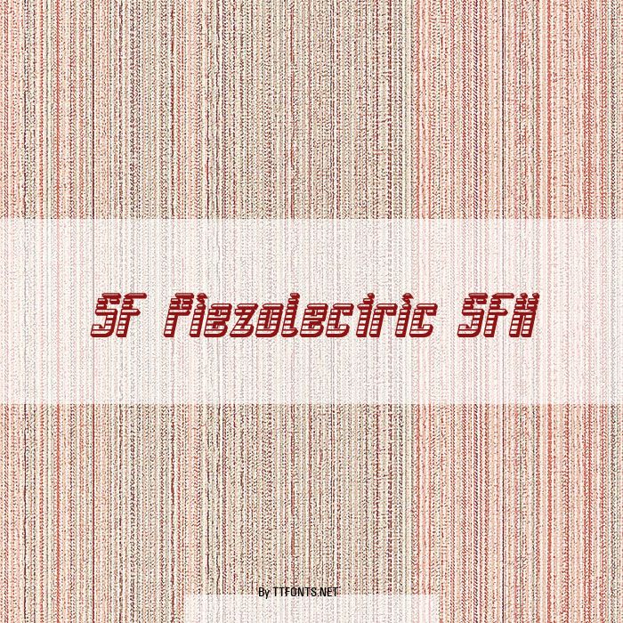 SF Piezolectric SFX example
