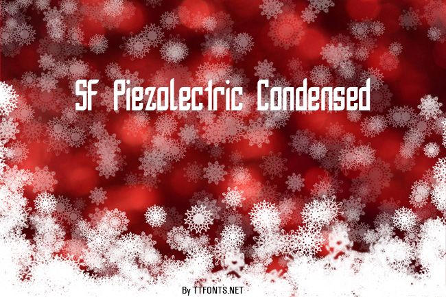 SF Piezolectric Condensed example