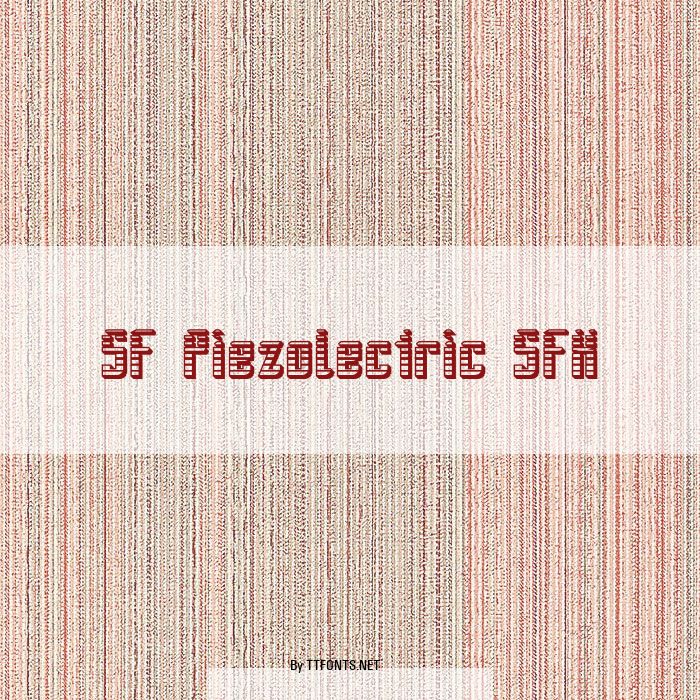 SF Piezolectric SFX example