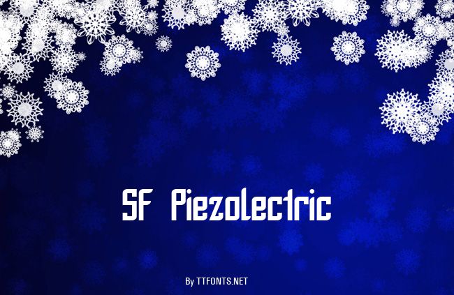 SF Piezolectric example