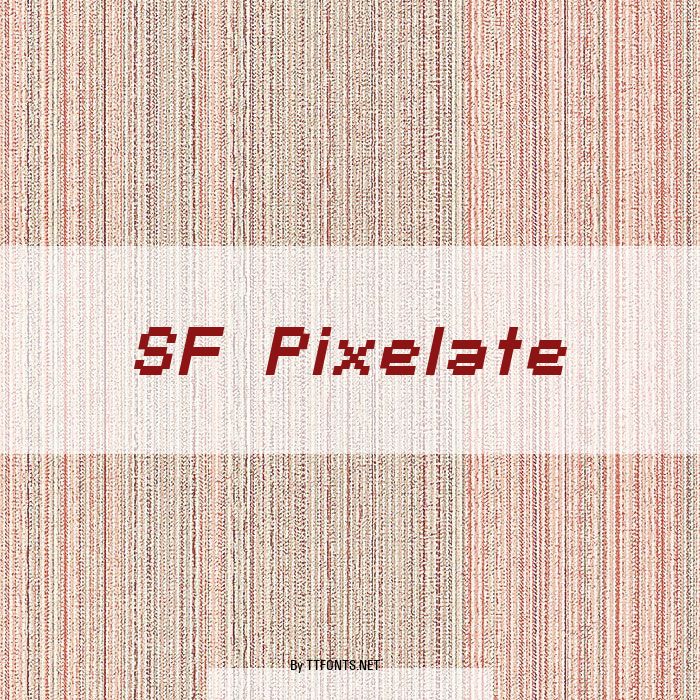 SF Pixelate example