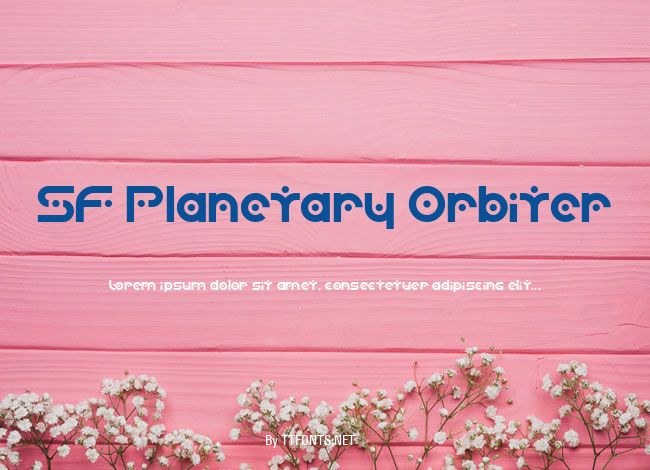 SF Planetary Orbiter example