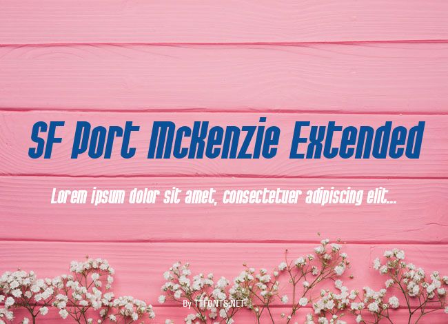 SF Port McKenzie Extended example