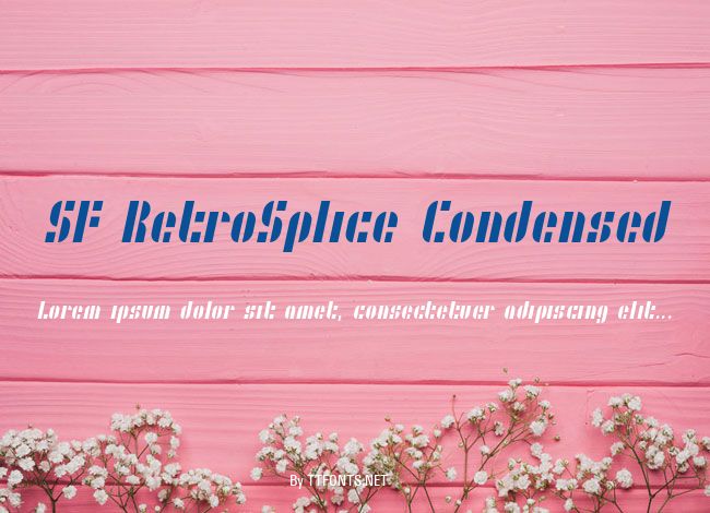 SF RetroSplice Condensed example