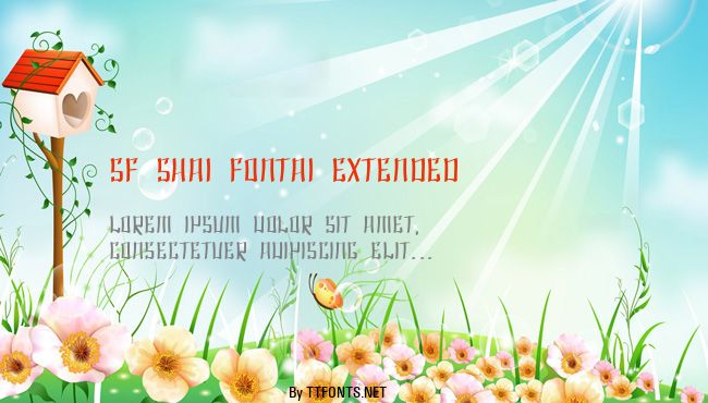 SF Shai Fontai Extended example