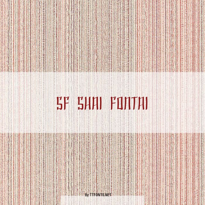 SF Shai Fontai example