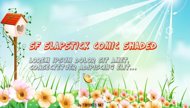 SF Slapstick Comic Shaded example