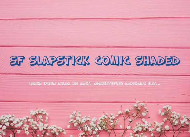 SF Slapstick Comic Shaded example