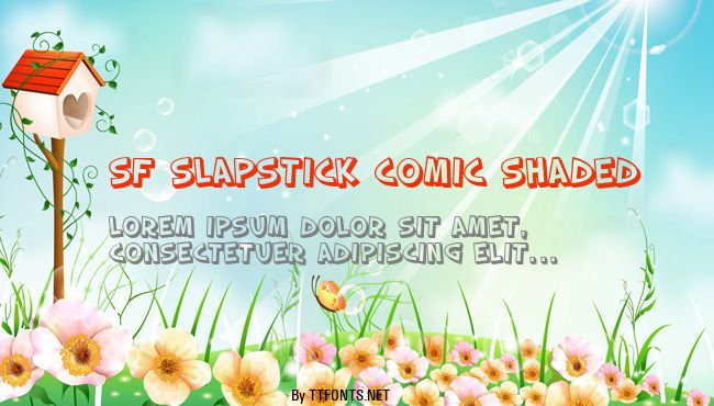 SF Slapstick Comic Shaded example