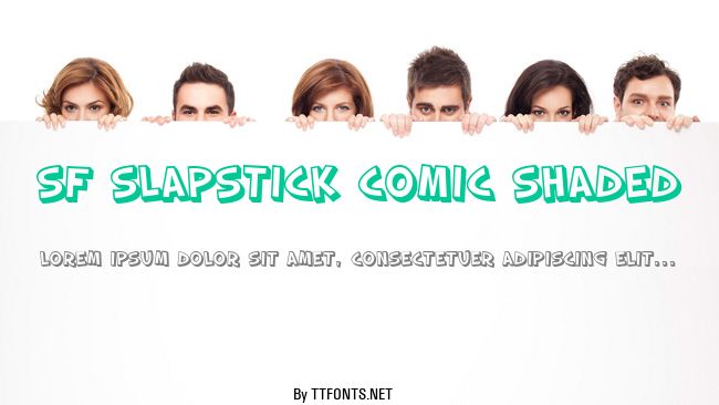 SF Slapstick Comic Shaded example
