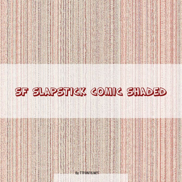SF Slapstick Comic Shaded example