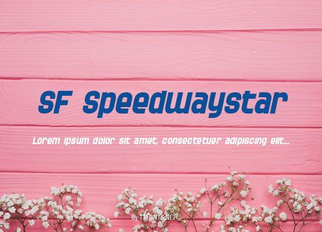 SF Speedwaystar example