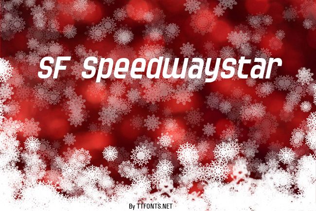 SF Speedwaystar example