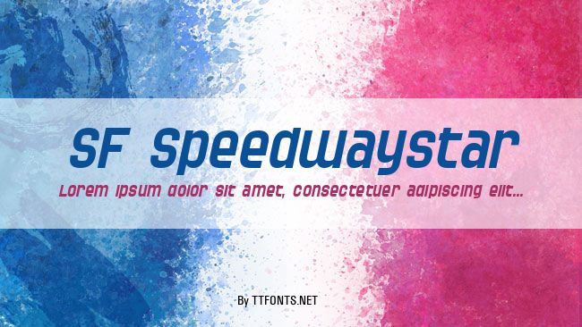 SF Speedwaystar example