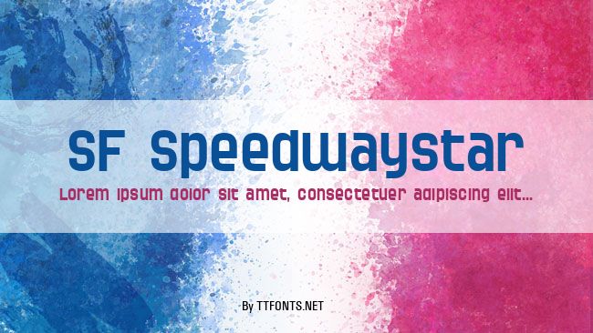 SF Speedwaystar example