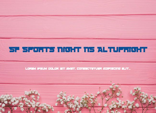 SF Sports Night NS AltUpright example