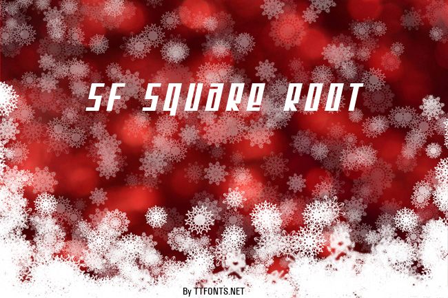 SF Square Root example