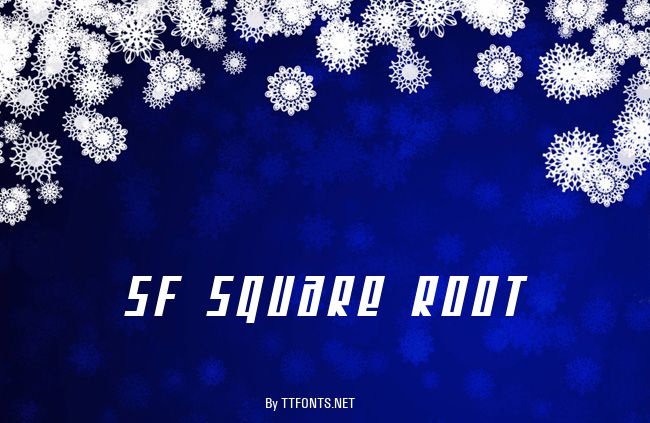 SF Square Root example