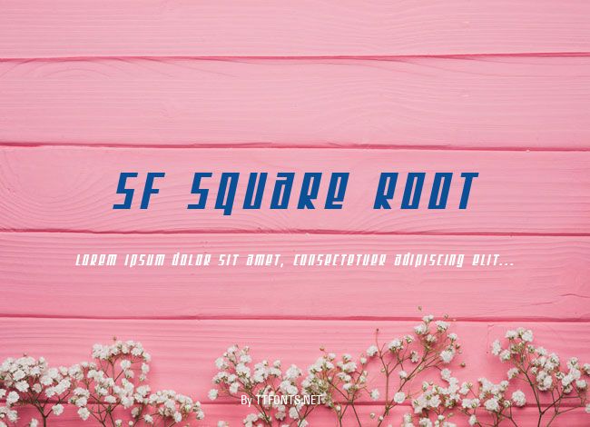 SF Square Root example