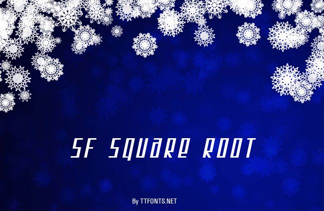 SF Square Root example
