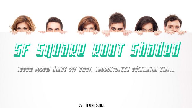 SF Square Root Shaded example