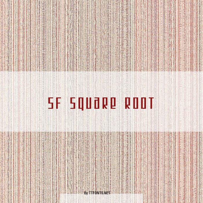 SF Square Root example