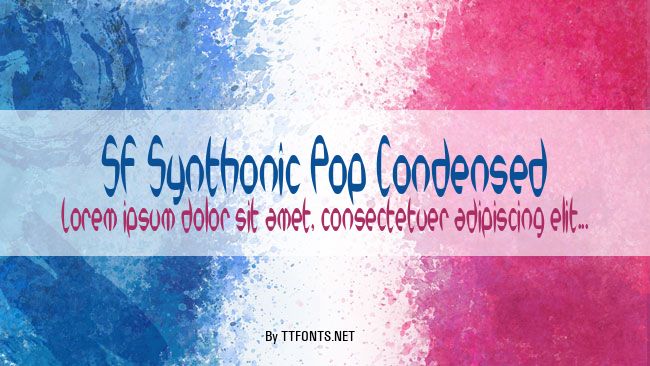 SF Synthonic Pop Condensed example