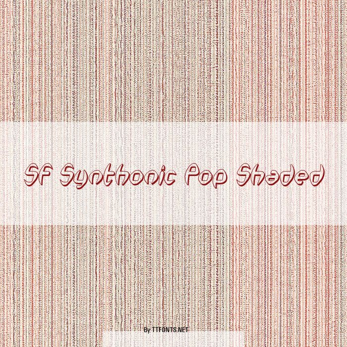 SF Synthonic Pop Shaded example