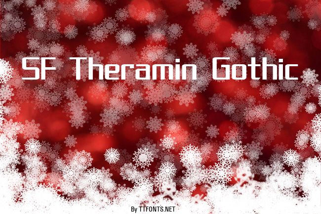 SF Theramin Gothic example