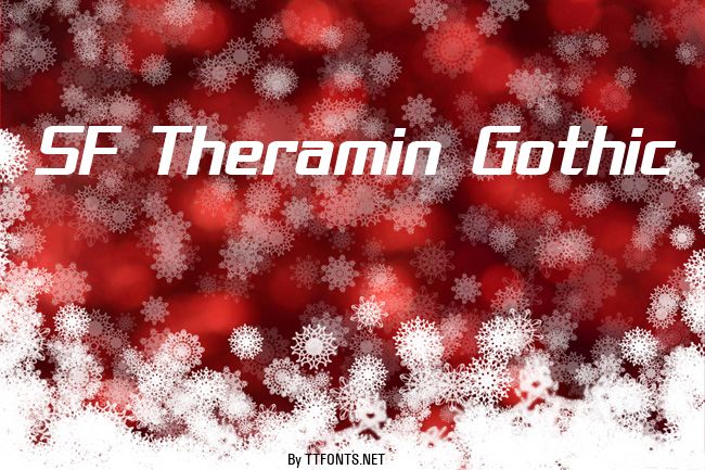 SF Theramin Gothic example