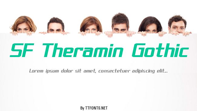 SF Theramin Gothic example