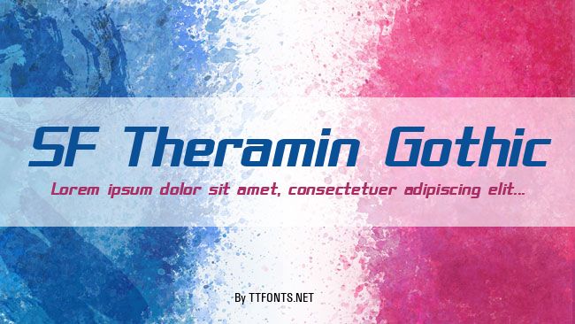 SF Theramin Gothic example