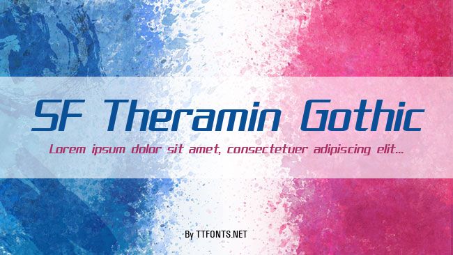 SF Theramin Gothic example