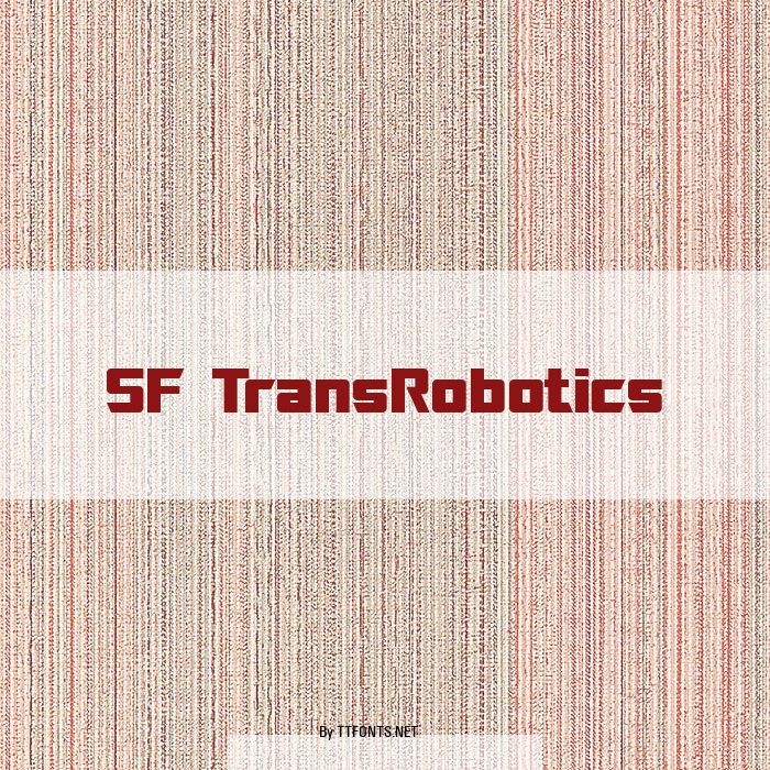 SF TransRobotics example