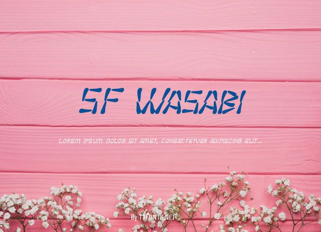 SF Wasabi example