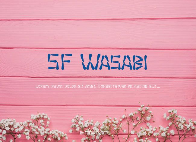 SF Wasabi example
