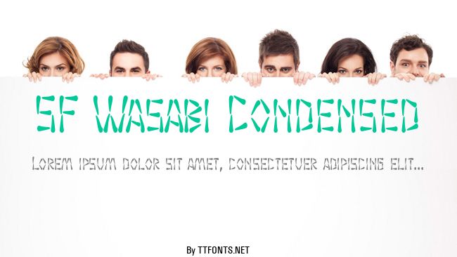 SF Wasabi Condensed example