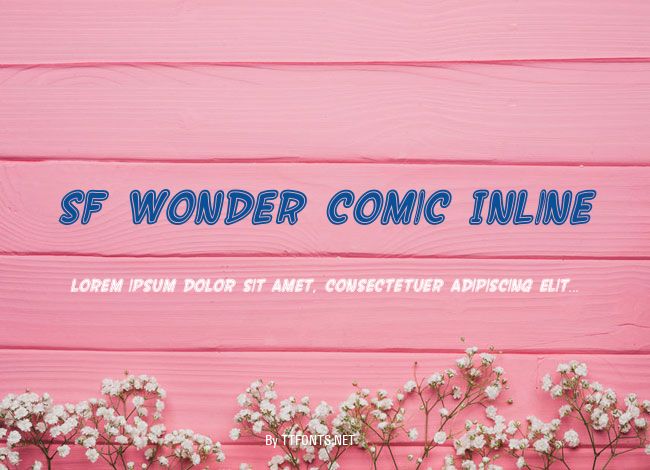 SF Wonder Comic Inline example