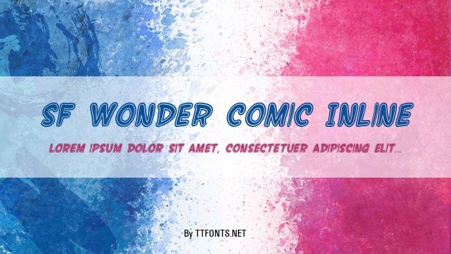 SF Wonder Comic Inline example