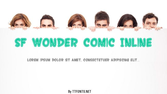 SF Wonder Comic Inline example