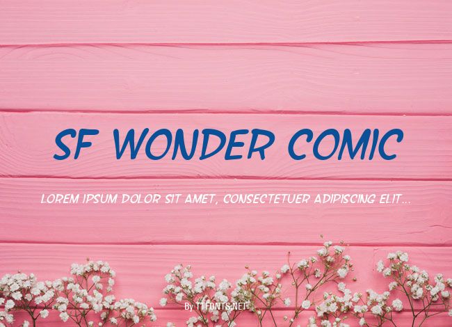 SF Wonder Comic example