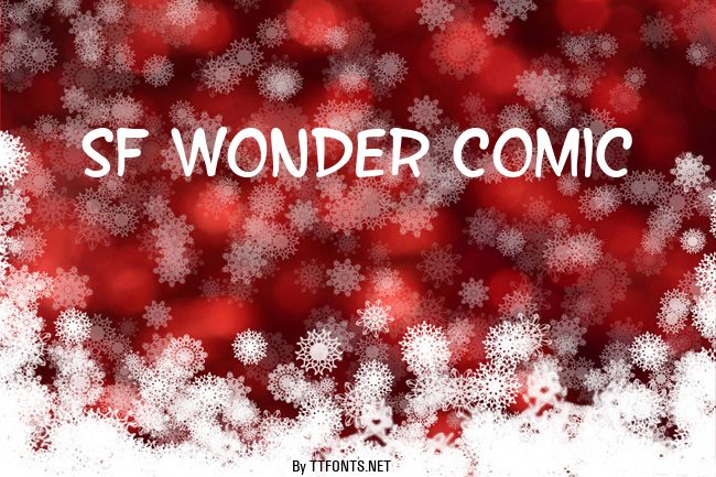SF Wonder Comic example