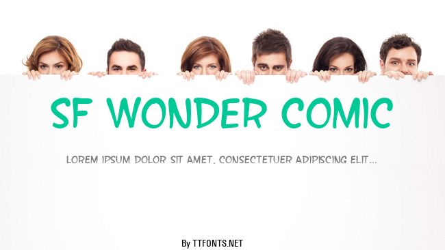 SF Wonder Comic example