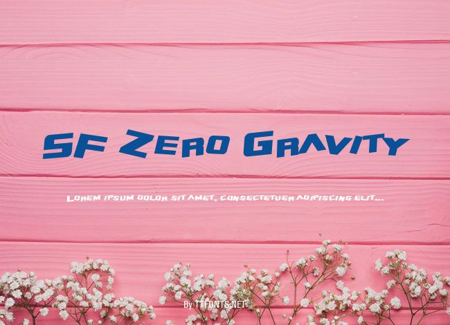 SF Zero Gravity example