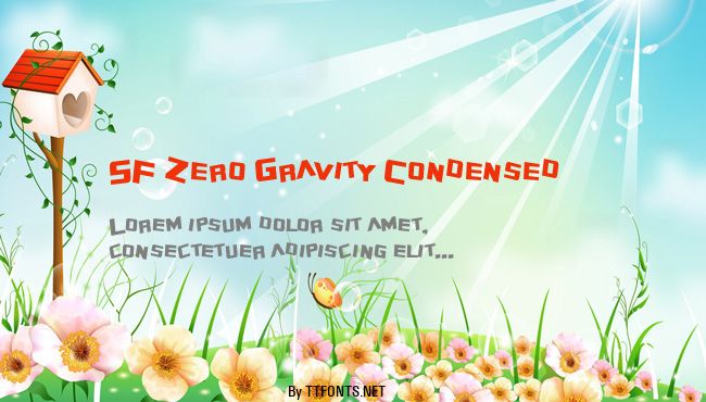 SF Zero Gravity Condensed example